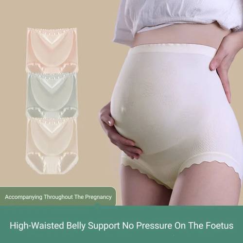 Large Size Maternity Panties Women Cotton Antibacterial Preg
