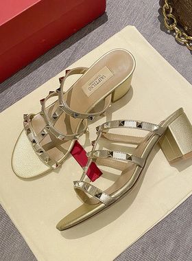 Women's sandals Gladiator summer 2025 luxury Brand Designer