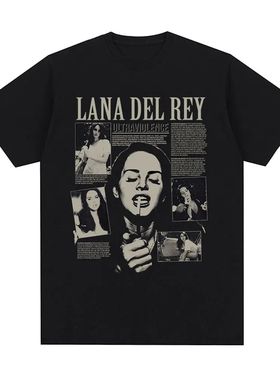 Singer Lana Del Rey T Shirt Ultraviolence Music Album T Shir