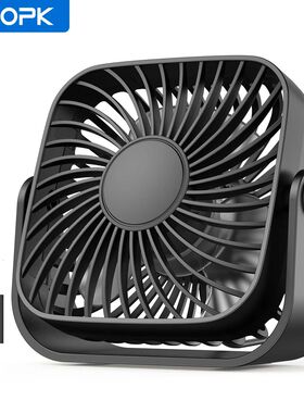 TOPK 4Inch USB Mini Portable Fan for Camping,3 Speeds Quiet
