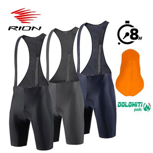 RION Men's Cycling Bib Shorts Mountain Bike MTB Clothes Down