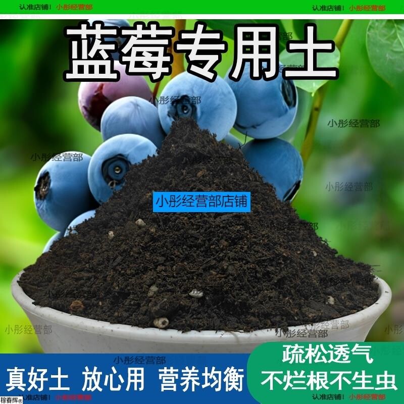 蓝莓专用营养土家庭阳台花园用品种植土养花土通用型种花土肥料土