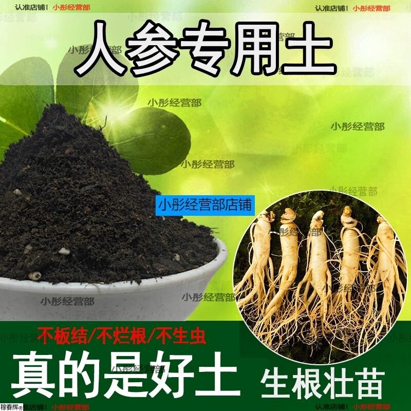人参专用土人参专用营养土家庭种植土养花土通用型种花土有机肥料