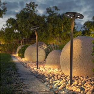 蘑菇草坪灯现代简约户外别墅过道草地灯防水景观灯花园别墅落地灯