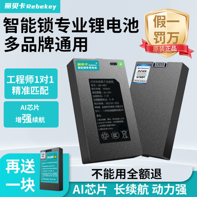 智能门锁大容量可充电锂电池