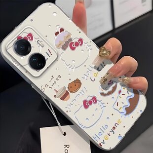适用vivoS15e手机壳s15E头全包V2190A防摔卡通vivo可爱镂空KT猫磨砂超薄软壳高颜值凯蒂猫保护套简约个性新款