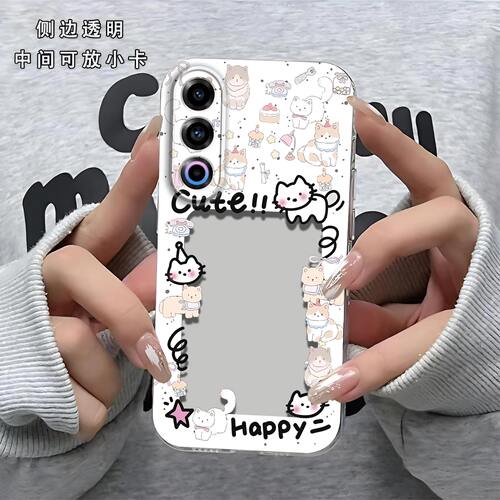 猫相框可放照片适用OPPO A3活力版手机壳OPPO A3x镜头全包PKD110防摔硅胶软壳高级感保护套PKD130新款手机套x