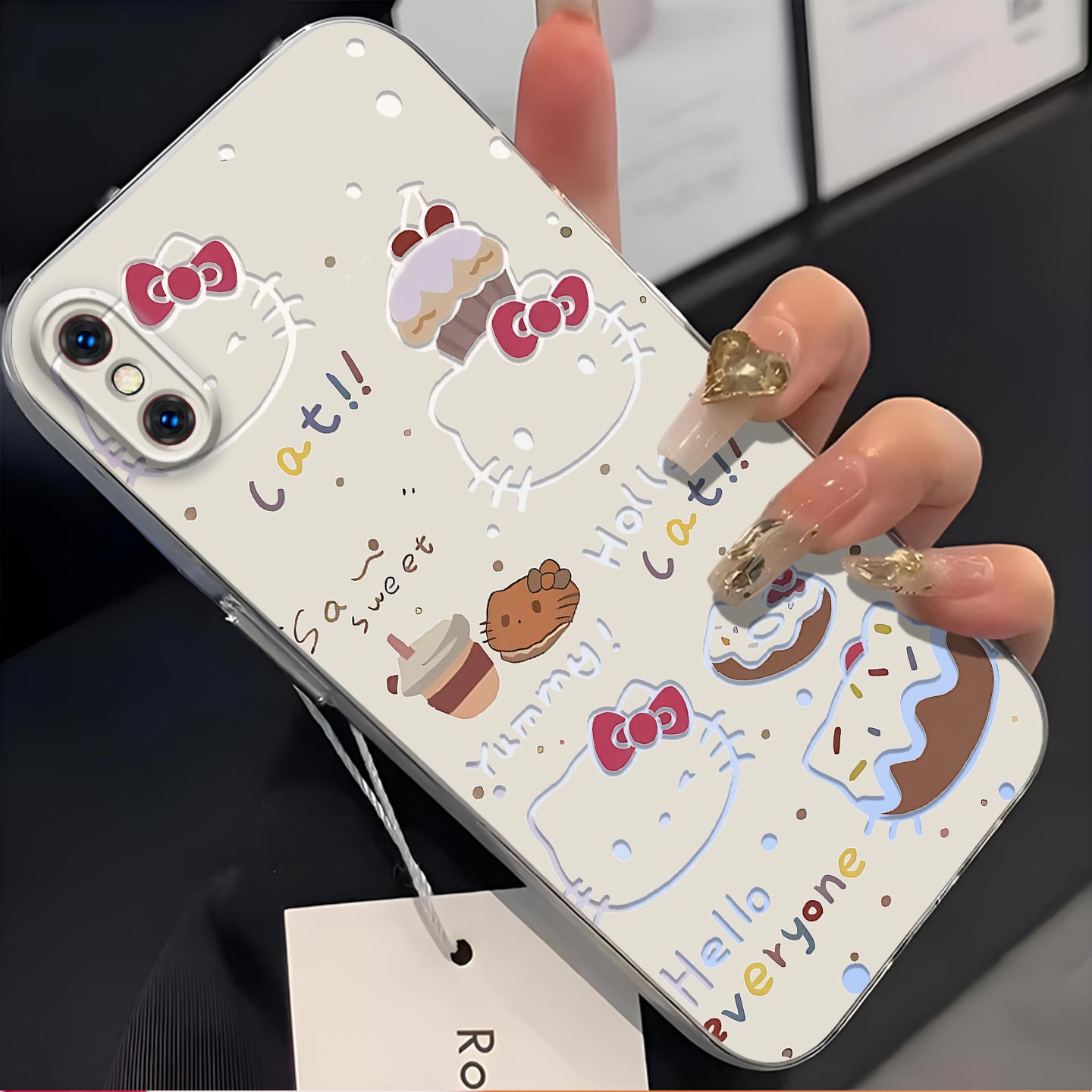 适用于小米8透明探索版手机壳Mi8屏幕指纹镜头全包防摔镂空KT猫磨砂超薄软壳新款简约保护套个性高颜值高级感