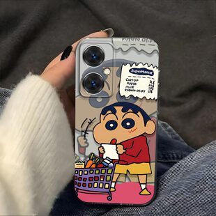 购物蜡笔小新适用于vivo 手机壳y35m 镜头全包y55t磨砂防摔软壳V2279A男生女士保护套透明可爱新款 手机套 Y35