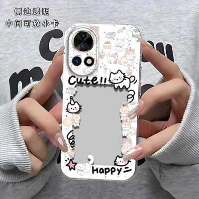 猫相框可放照片适用于华为Nova13手机壳nova13Pro镜头全包BLKAL80防摔硅胶软壳高级感保护套MIS-AL00小卡新款