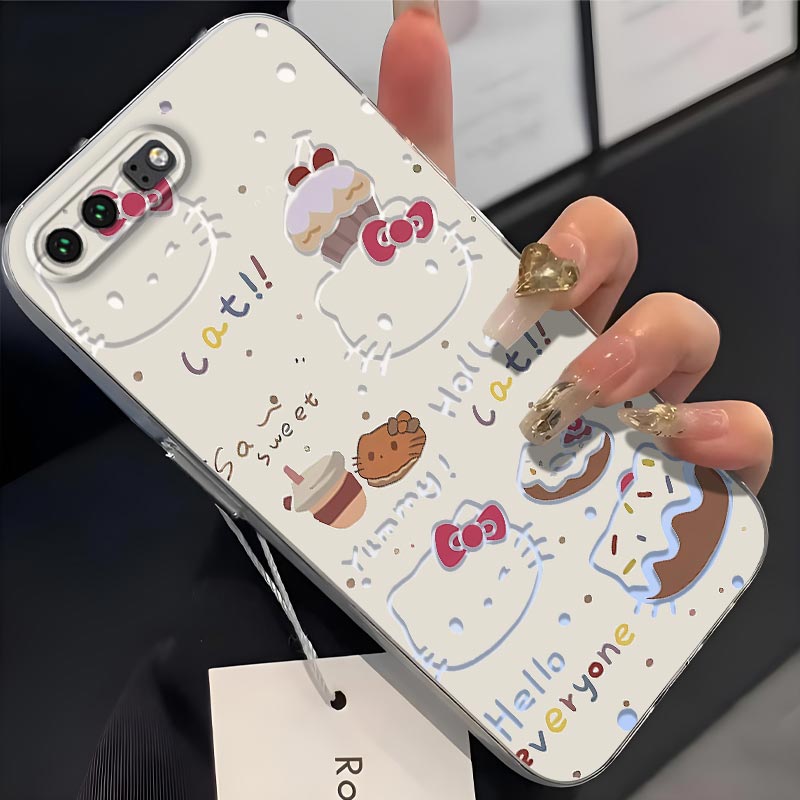 适用华为P10手机壳Huawei p10镜头全包VTRAL00镂空KT猫防摔卡通可爱超薄软壳高颜值凯蒂猫保护套简约个性新款
