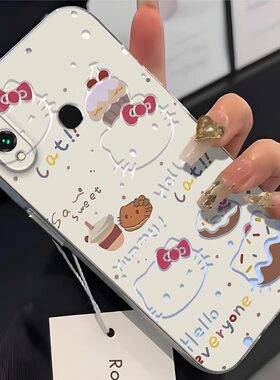 适用于荣耀8X手机壳Honor 8x镜头全包JSNAL00a镂空KT猫防摔卡通可爱超薄软壳高颜值凯蒂猫保护套简约个性新款