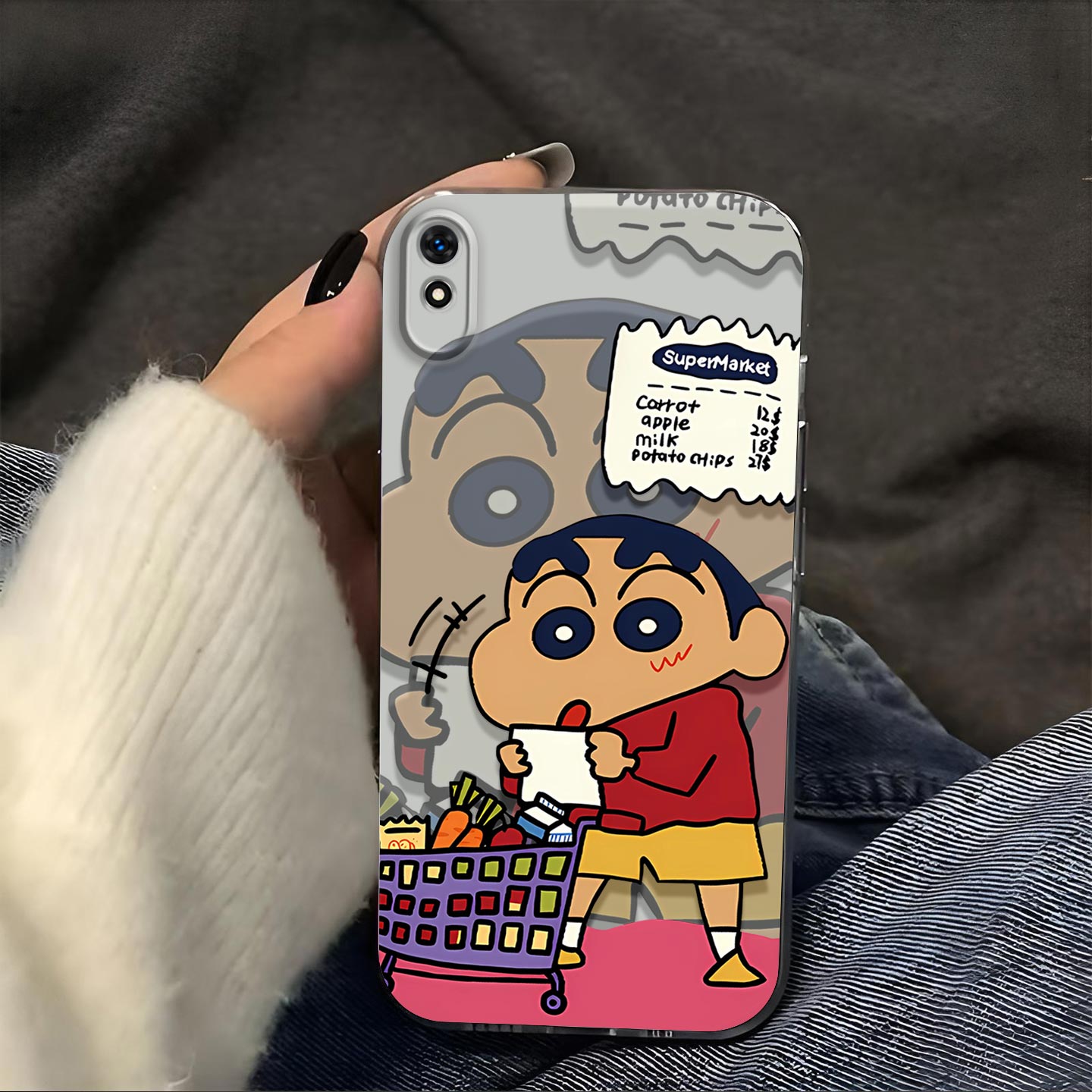 购物蜡笔小新适用小米红米9A手机壳Redmi红米9a镜头全包磨砂防摔软壳男生女士保护套透明可爱创意新款手机套a