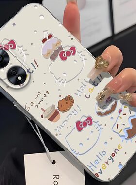适用于OPPO A2x手机壳PJS110镜头全包oppo a2x镂空KT猫防摔卡通可爱超薄软壳高颜值凯蒂猫保护套简约个性新款
