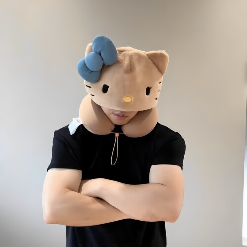 hellokitty可爱连帽U型枕