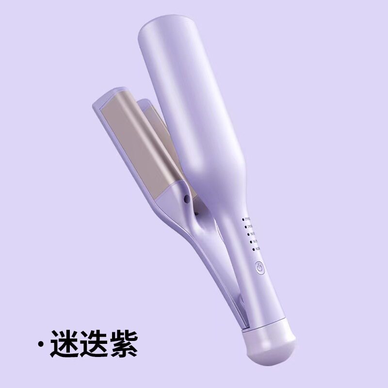 定制32mm法式蛋卷发棒水波纹大卷波浪羊毛卷夹板负离子不伤发