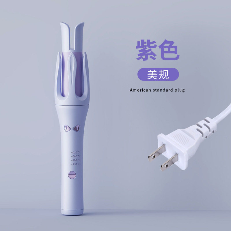 全自动卷发棒32mm 双凹槽大波浪电动烫发器负离子润发蜂鸣音