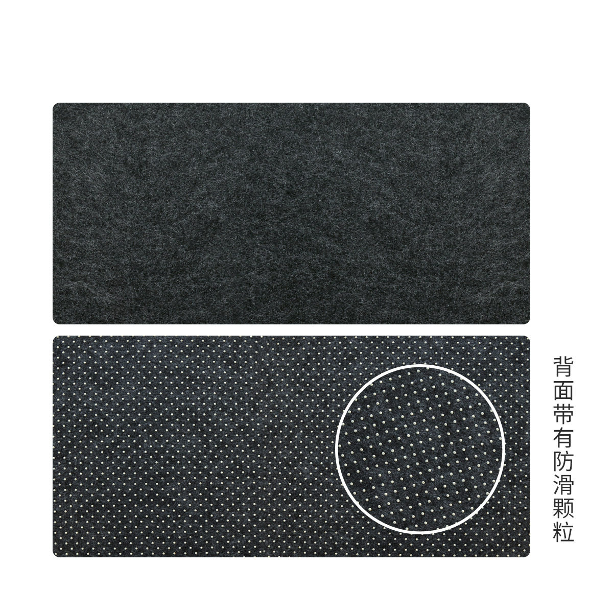 毛毡鼠标垫定制超大号高级感办公桌垫加厚防滑电脑桌保护垫电竞鼠