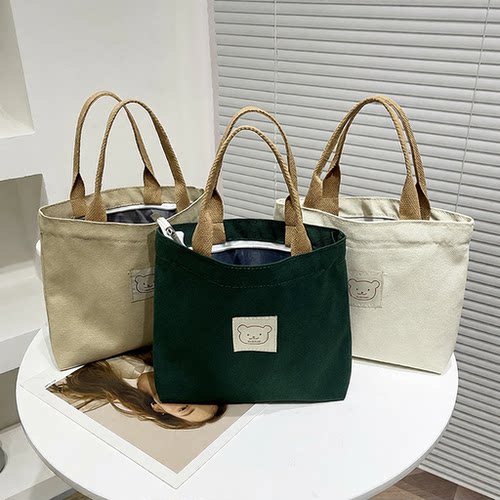 女包小众设计帆布手提袋手拎便当