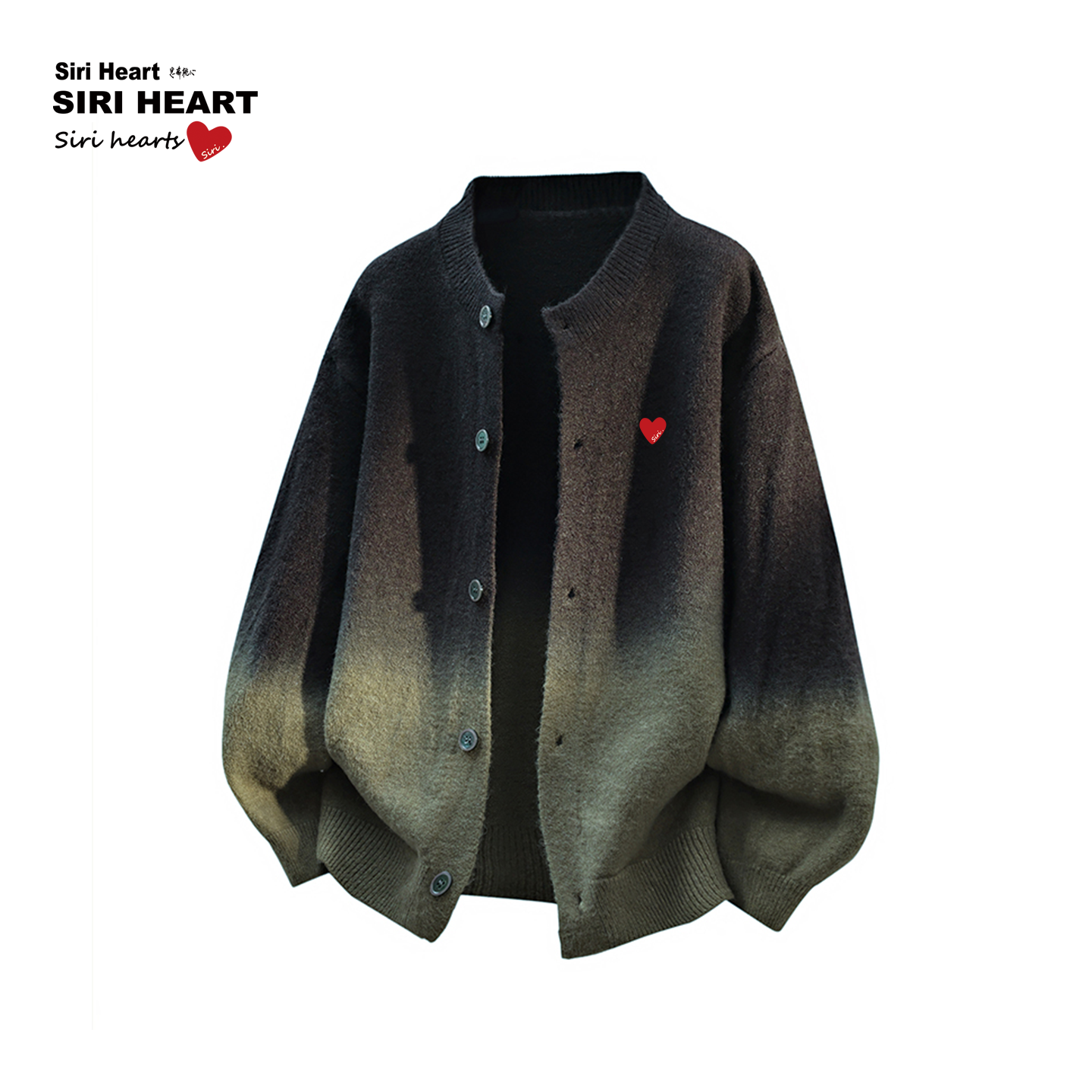 秋冬季男女宽松加厚针织衫