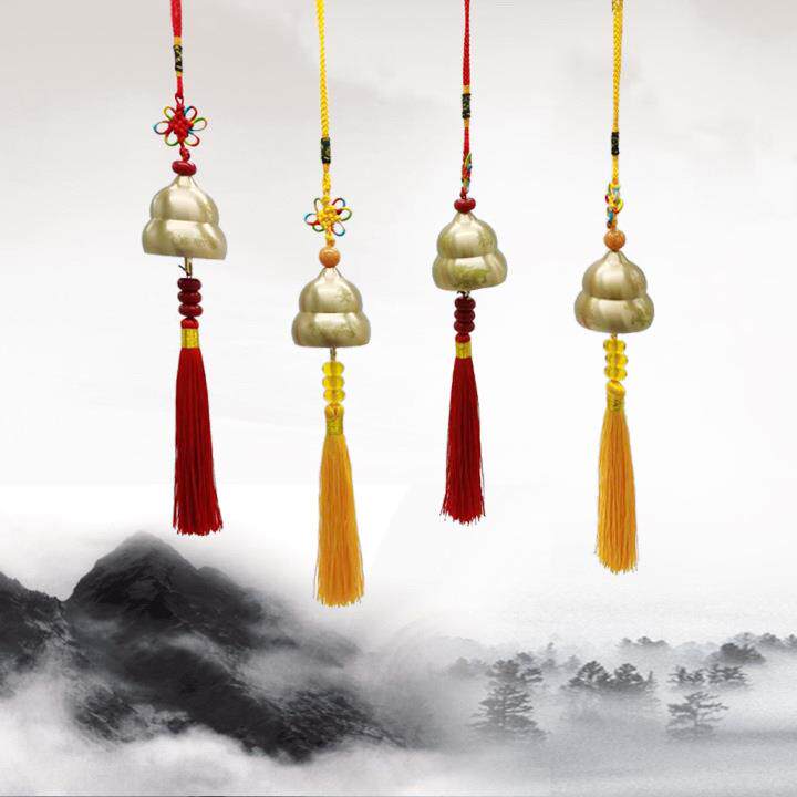 葫芦车挂铜风铃风水挂件汽车挂件门饰工艺品铜铃礼品