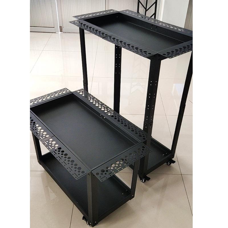 汽车凹陷修复收纳维修可调高度工具车钩子挂靠 2层可移动带锁紧轮