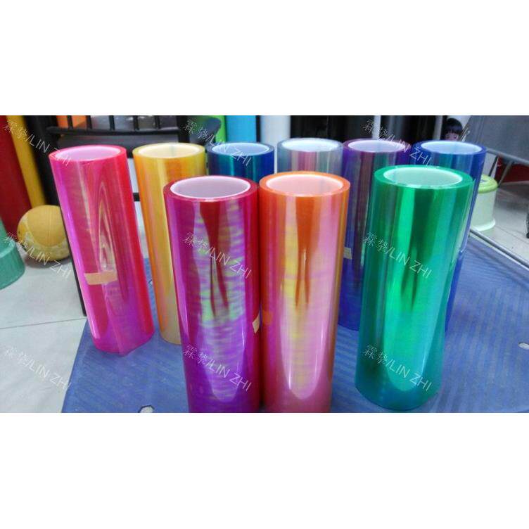 汽车大灯膜幻彩膜变色车贴保护膜个性DIY