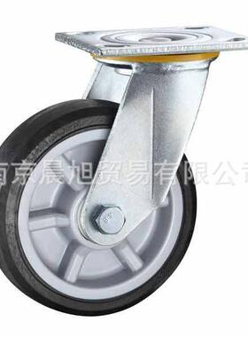 常成脚轮 总 K3 C13 4 5 6 8寸重型新款黑色老款咖啡色静音轮