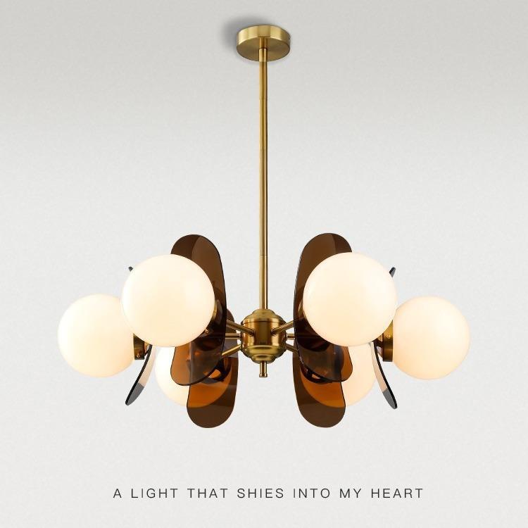 孟菲斯客厅吊灯北欧现代中古彩色亚克力餐厅书房包豪斯主卧室灯具