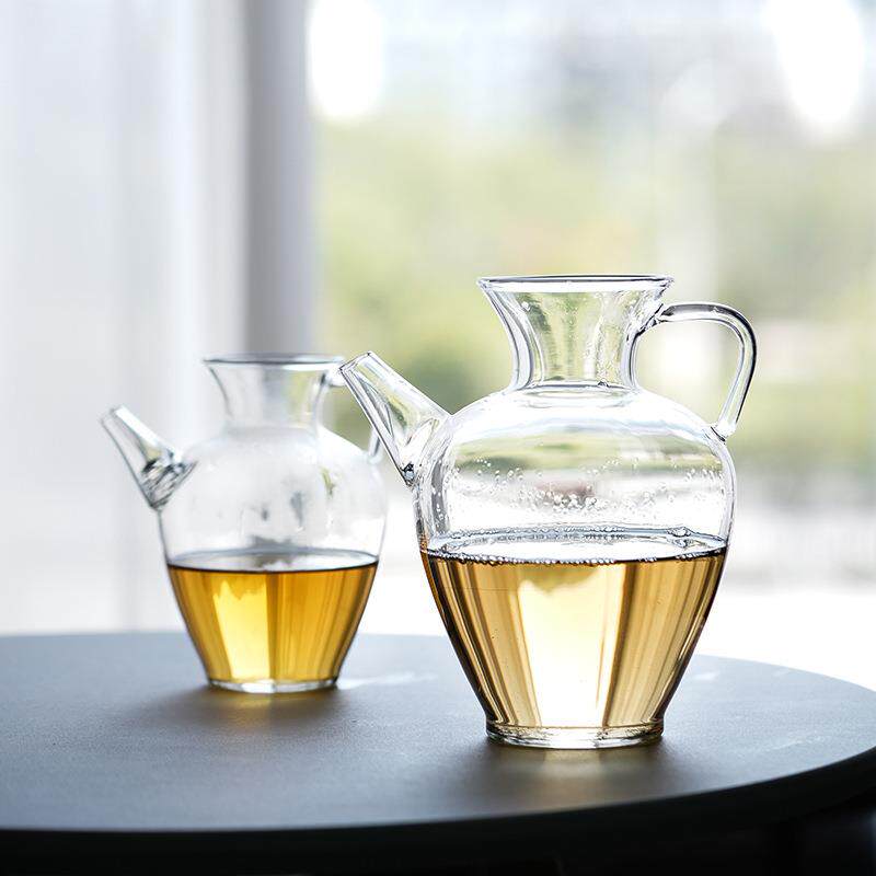 日式耐玻璃执壶大号公道杯泡茶壶凉水壶温酒器花瓶花器