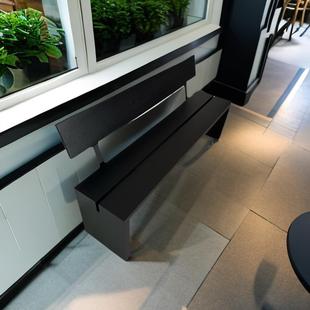 北欧纯实木家用客厅餐桌凳长板凳进门椅卧室床尾凳木长条凳带靠背