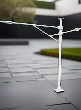 水库雷达水位监测立杆防汛设施测水位监控立杆太阳能地灾监测立柱