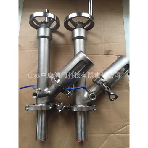 QYF真空式柱塞取样阀 304/316L CF8/CF3M不锈钢材质 法兰、焊接