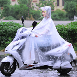 雨衣电动男电瓶车女单人骑行加大长款 雨披 全身防暴雨透明2026新款