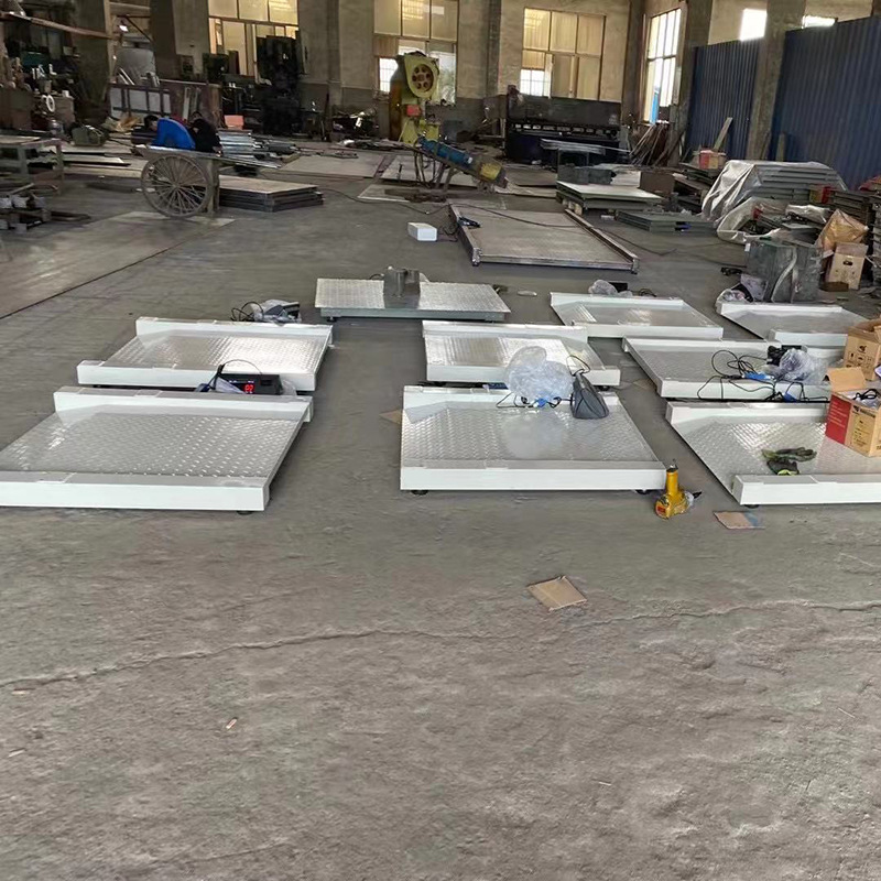超低平台秤1-3吨方便上下推行超低式地磅双引坡一体式电子平台秤
