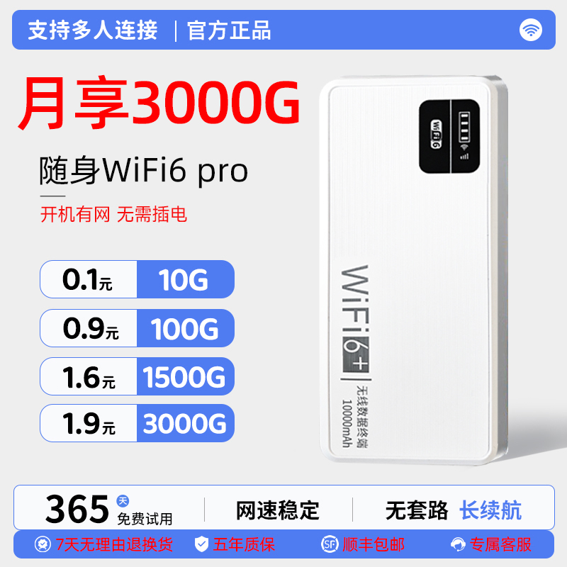 随身wif6无线网络充电宝二合一