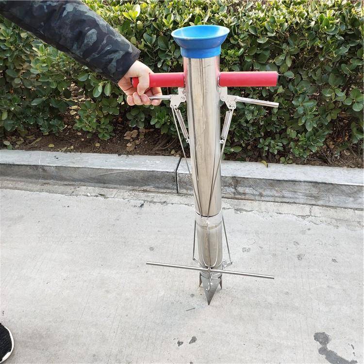 小型蔬菜栽苗器纯人力种植用秒栽机手持式移栽机价格