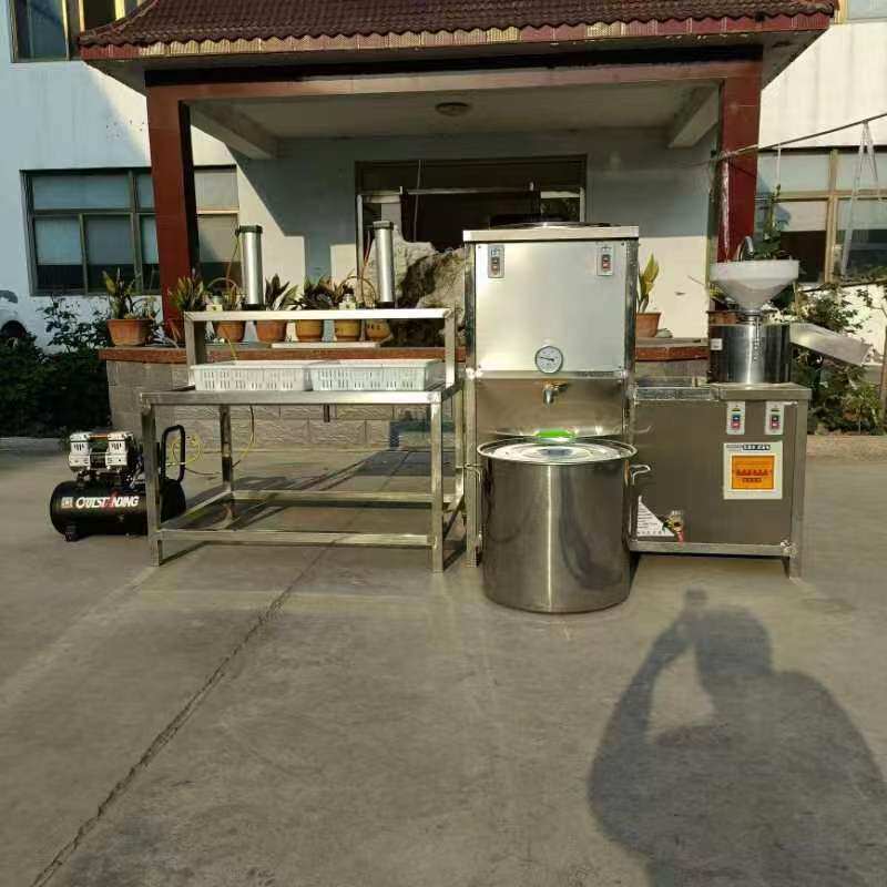 山东豆腐生产设备 农村扶贫豆制品厂创业加工设备全自动豆腐机 可