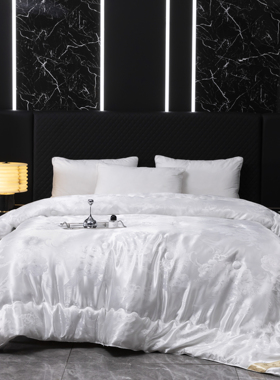 无印独白提花蚕蛹蛋白被子保暖春秋被被芯单双人学生FN