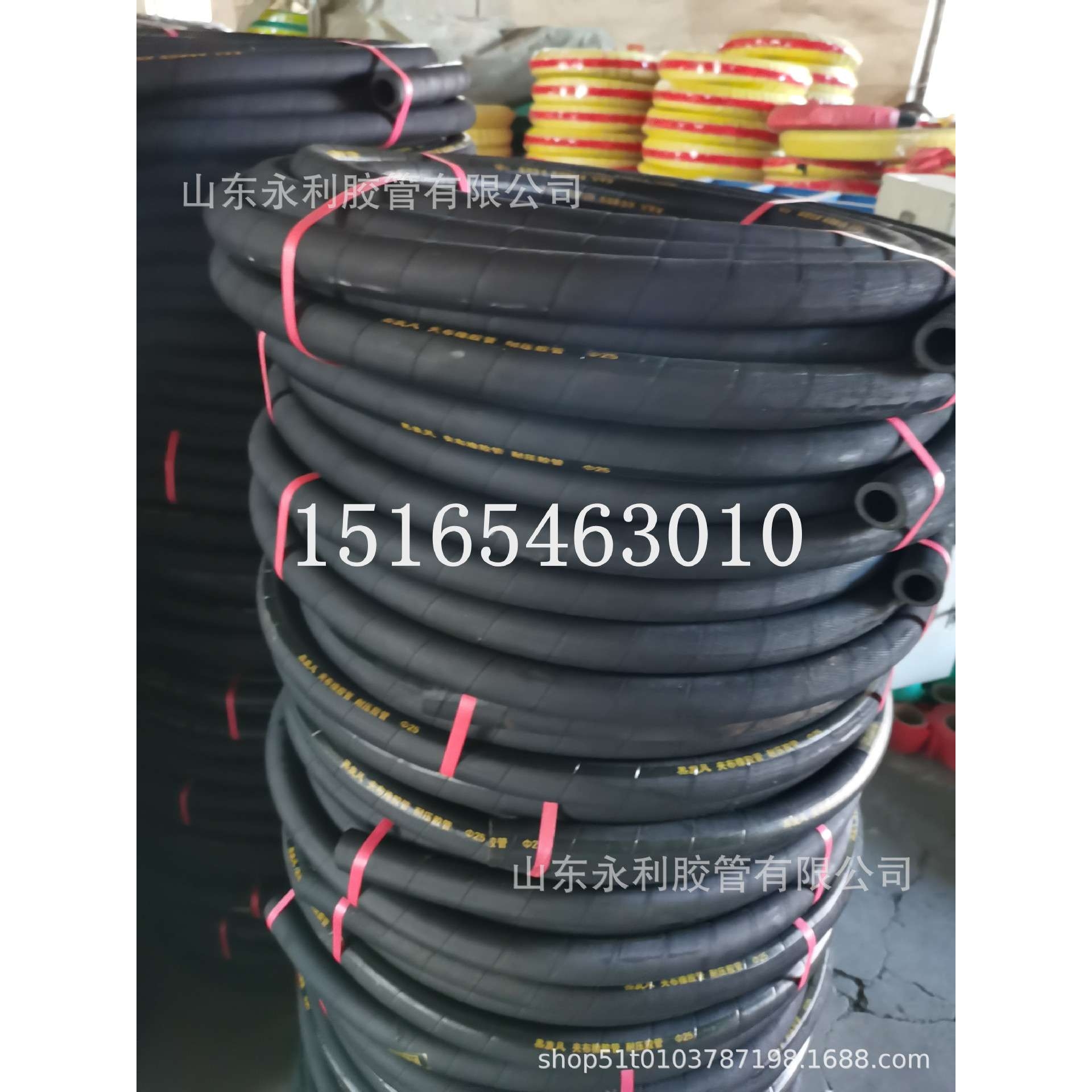 橡胶管 耐压黑色夹布输水胶管  19mm-100mm 耐压橡胶软管