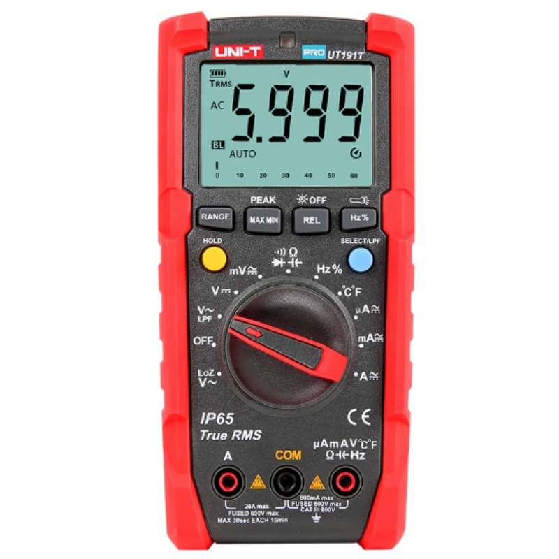 优利德UT191E万用表UT191T防水万用表多用表
