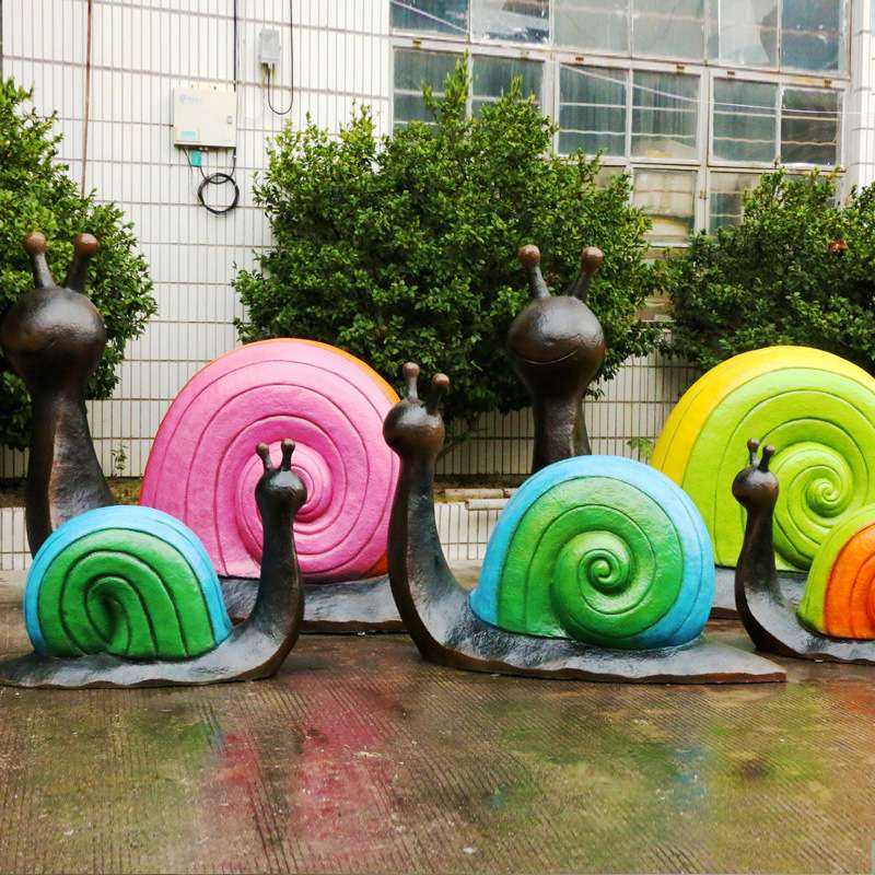 户外大型园林景观仿真动物蜗牛雕塑玻璃钢摆件田园公园装饰小品