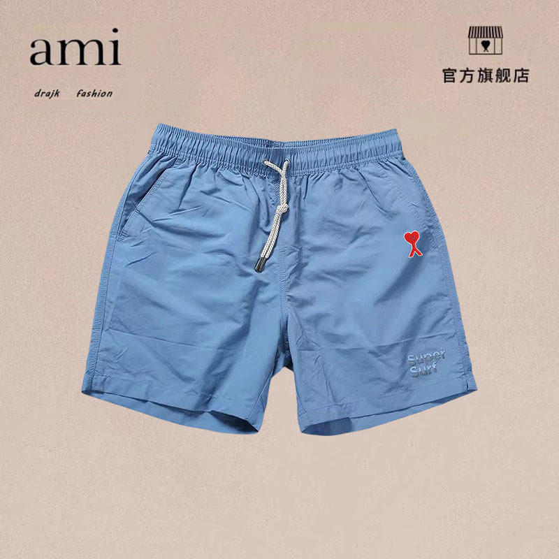 正品AMIDRAJK短裤男运动四分裤外穿宽松休闲裤衩百搭街潮沙滩裤