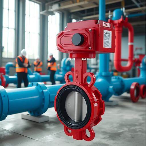 D971X不锈钢板对夹蝶阀铝合金电动防爆设备dn80dn100防爆电动阀,五金/工具,蝶阀,淘宝优惠券,粉丝福利购,淘宝优惠卷