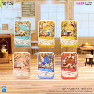 初音未来 镭射票 猫猫咖啡厅系列 罐头徽章 盲 双闪徽章 FUN4YEAH