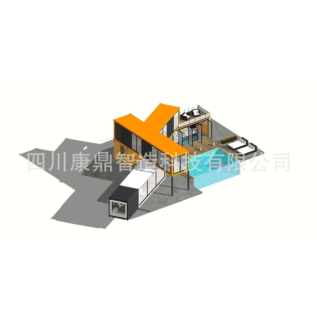 酒店民宿集装箱房屋办公住人商铺集装箱活动房防腐耐用