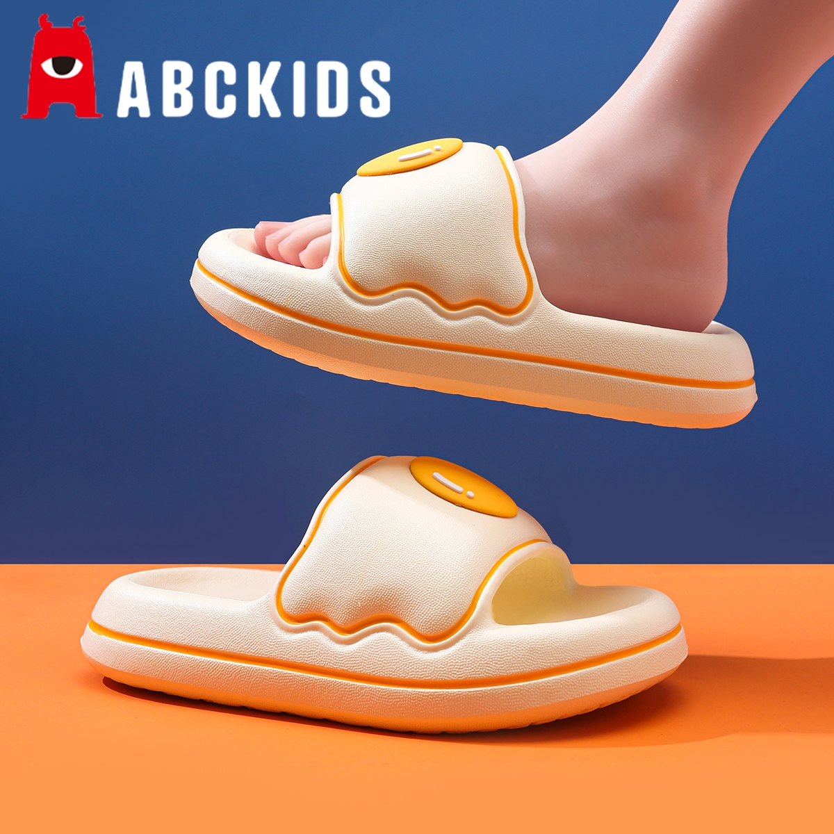 abckids儿童拖鞋男童凉拖女童2025夏季新款防滑软底室内家居宝宝