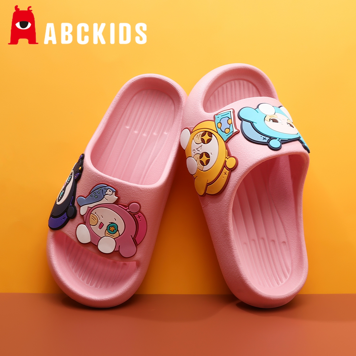 abckids蛋仔派对儿童拖鞋女童2025新款夏季防滑室内居家女孩凉拖