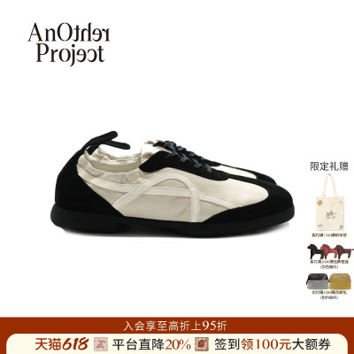 AnOtherProject黑白踩跟休闲鞋
