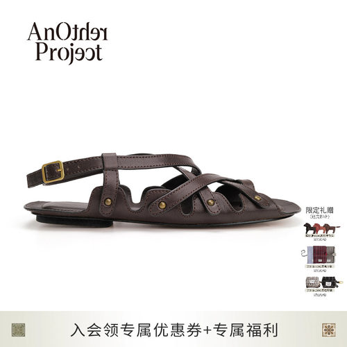 AnOtherProject交叉带罗马凉鞋